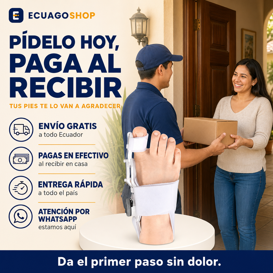 Corrector de Juanetes Ajustable con Dial – Realínea el Dedo sin Cirugía